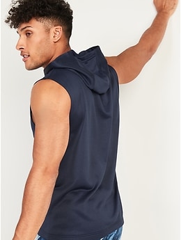 French Terry Sleeveless Pullover Hoodies (3130) 8 Oz - Three Layer