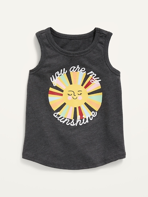 View large product image 1 of 2. Unisex Graphic Tank Top for Toddler