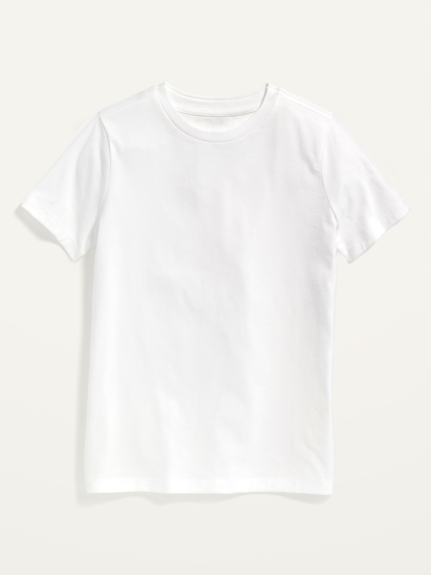 Old Navy Softest Crew-Neck T-Shirt for Boys white. 1