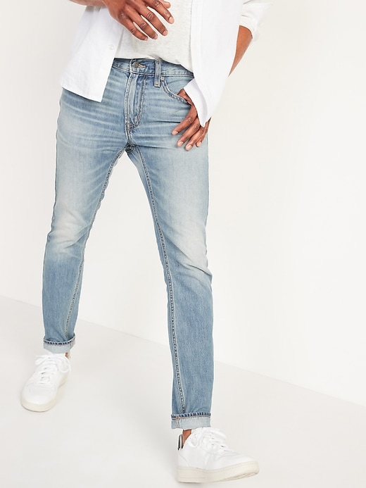 Image number 1 showing, Wow Skinny Non-Stretch Jeans