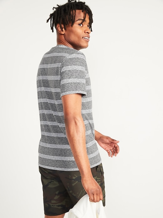 Image number 2 showing, Soft-Washed Striped Crew-Neck T-Shirt