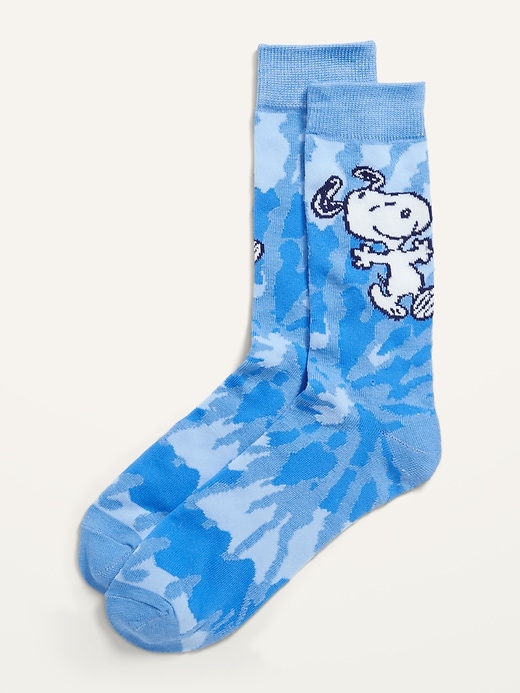View large product image 1 of 1. Peanuts&#174 Snoopy Camo Gender-Neutral Socks for Adults