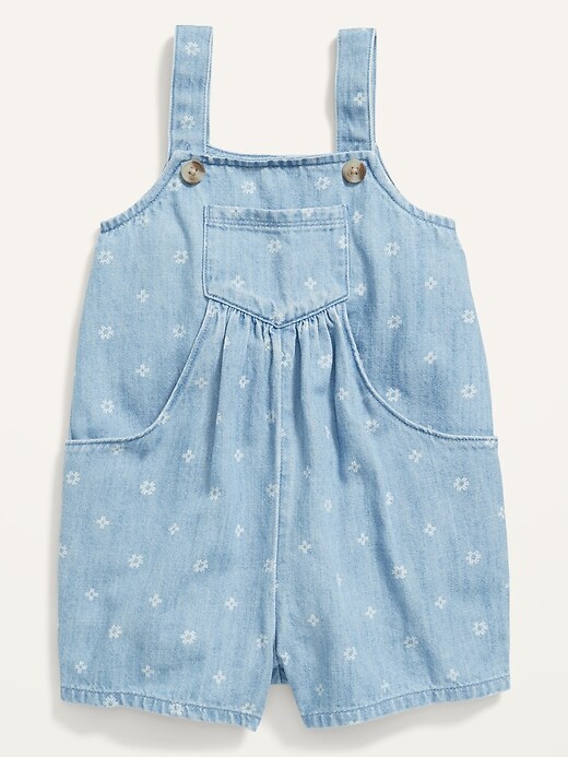 View large product image 1 of 2. Jean Utility Romper for Toddler Girls
