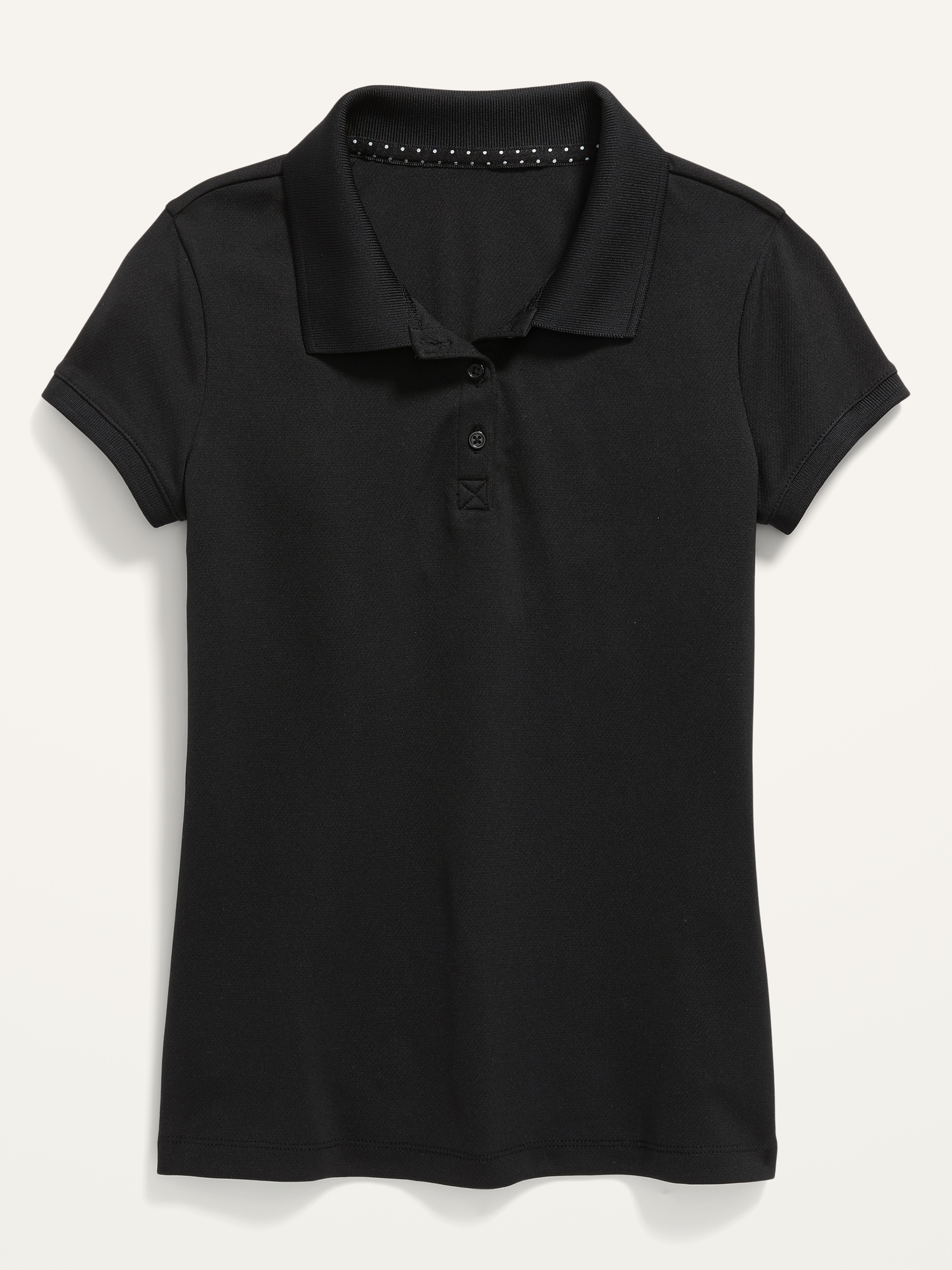 Uniform Moisture-Wicking Polo Shirt for Girls