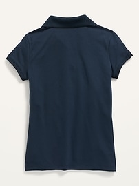 Image number 2 showing, Uniform Moisture-Wicking Polo Shirt for Girls