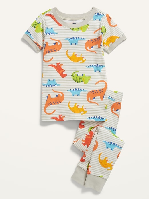 View large product image 1 of 1. Unisex Printed Pajama Set for Toddler & Baby