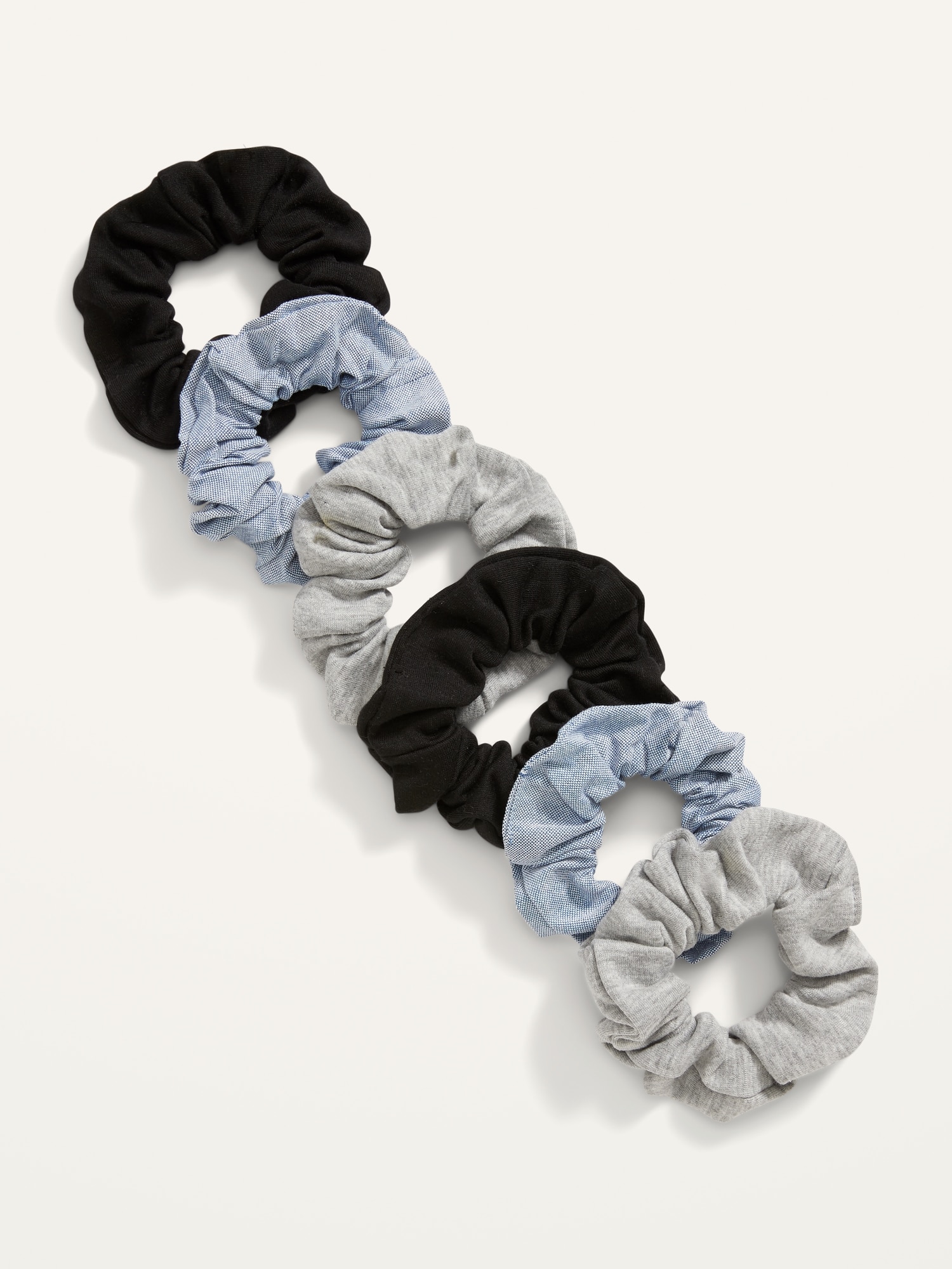 Old Navy Hair Scrunchies 6-Pack for Women blue. 1