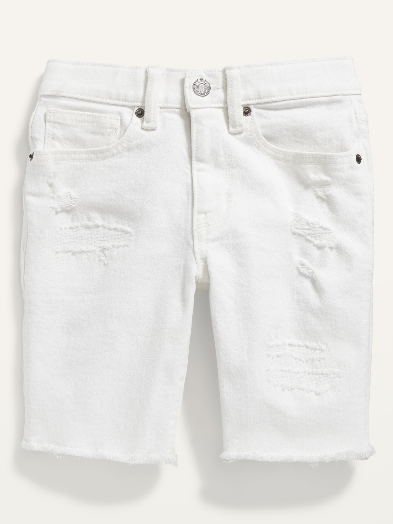 Karate Built-In Flex Ripped Cut-Off Jean Shorts for Boys