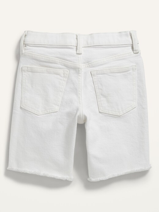 View large product image 2 of 2. Karate Built-In Flex Ripped Cut-Off Jean Shorts For Boys