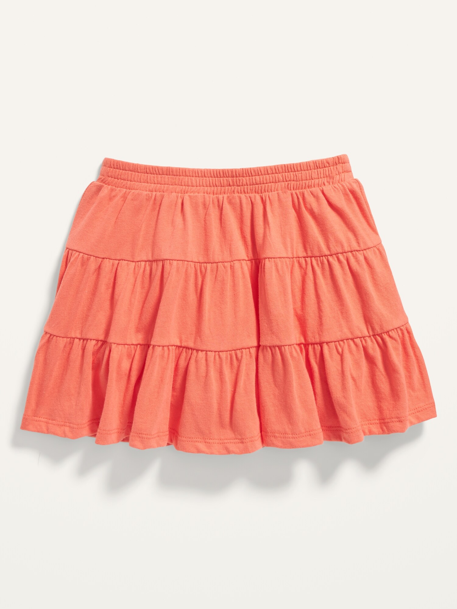 Tiered Jersey Pull-On Skort for Toddler Girls