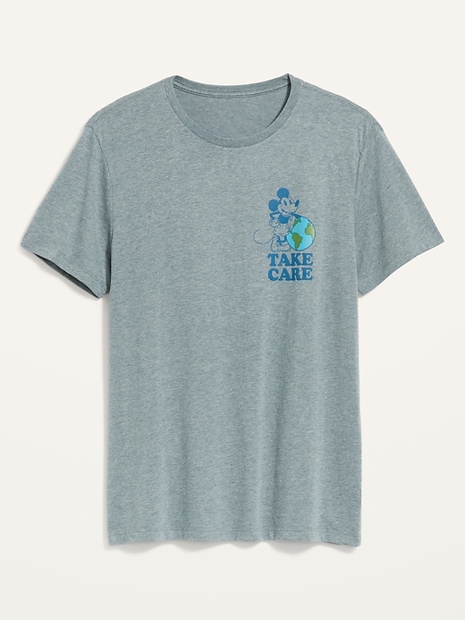 View large product image 2 of 2. Disney&#169 Mickey Mouse Earth Day Gender-Neutral Matching Graphic Tee for Adults
