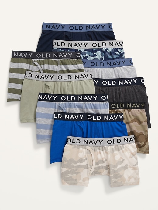 Printed Boxer-Briefs 10-Pack For Boys Old Navy