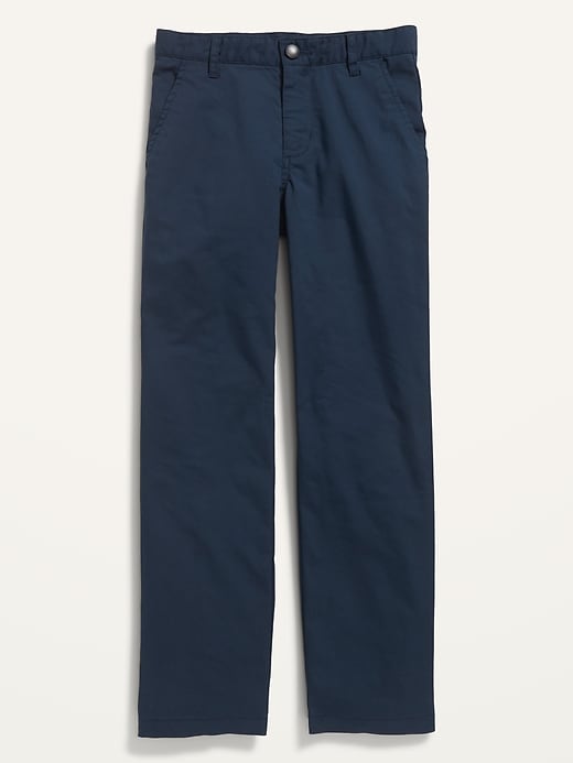 Old Navy Straight Built-In Flex Uniform Tech Pants For Boys. 1