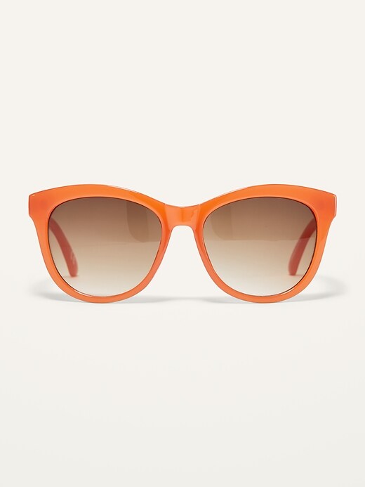 View large product image 1 of 3. Round-Frame Sunglasses for Women
