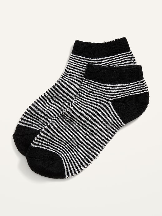 View large product image 1 of 1. Plush Loop-Terry Ankle Socks for Women