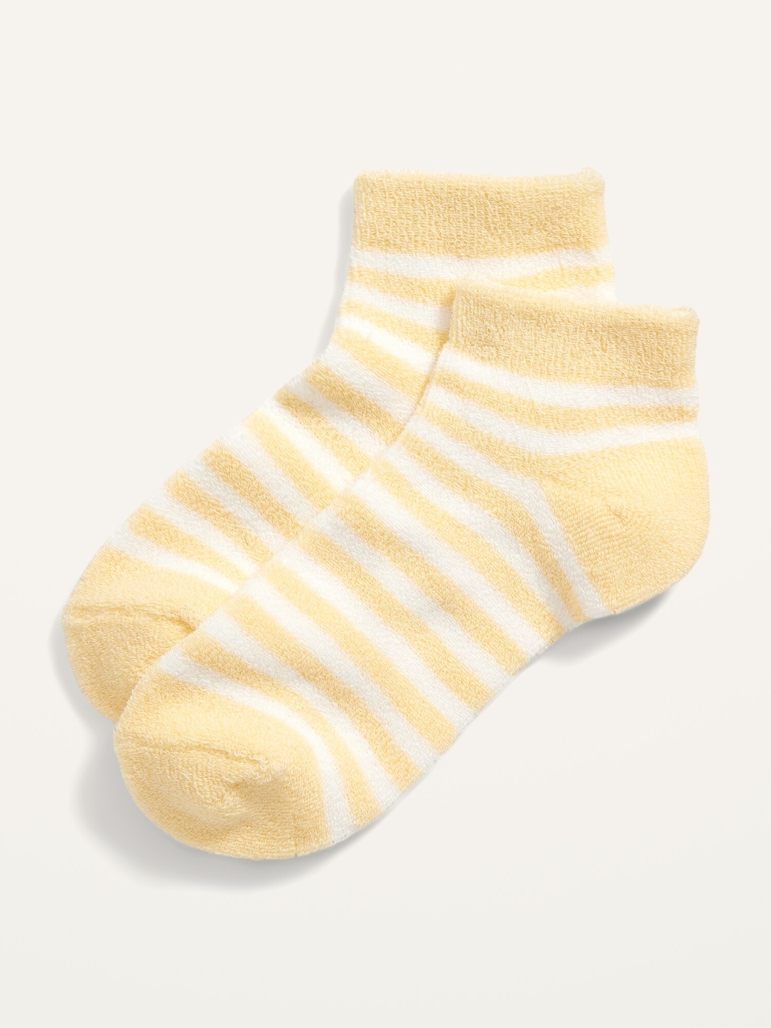 Plush Loop-Terry Ankle Socks for Women