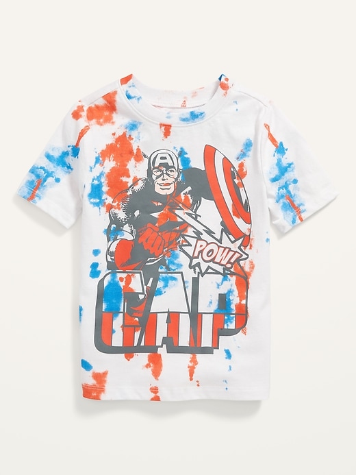 View large product image 1 of 2. Unisex Marvel™ Captain America Graphic T-Shirt for Toddler