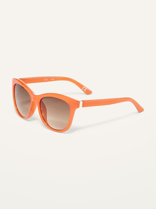 View large product image 2 of 3. Round-Frame Sunglasses for Women