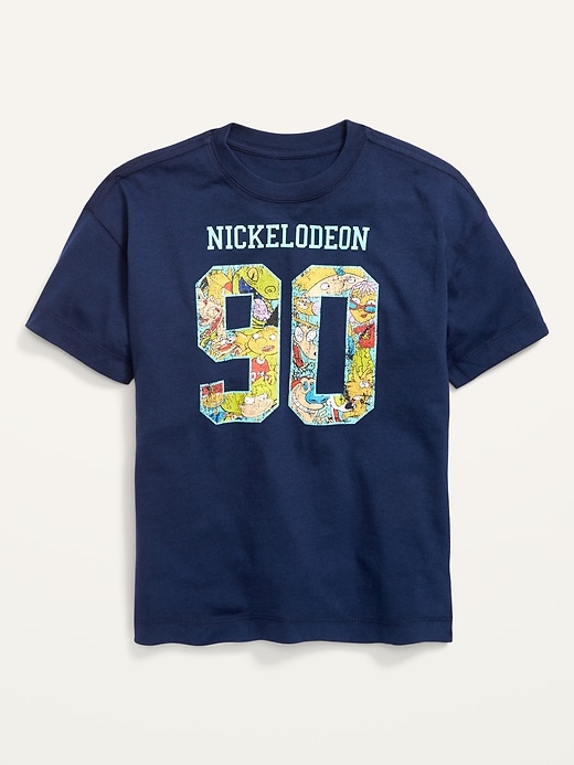 View large product image 1 of 1. Gender-Neutral Licensed Pop-Culture Oversized T-Shirt For Kids