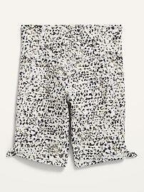View large product image 3 of 3. High-Waisted PowerSoft Side-Tie Biker Shorts for Girls