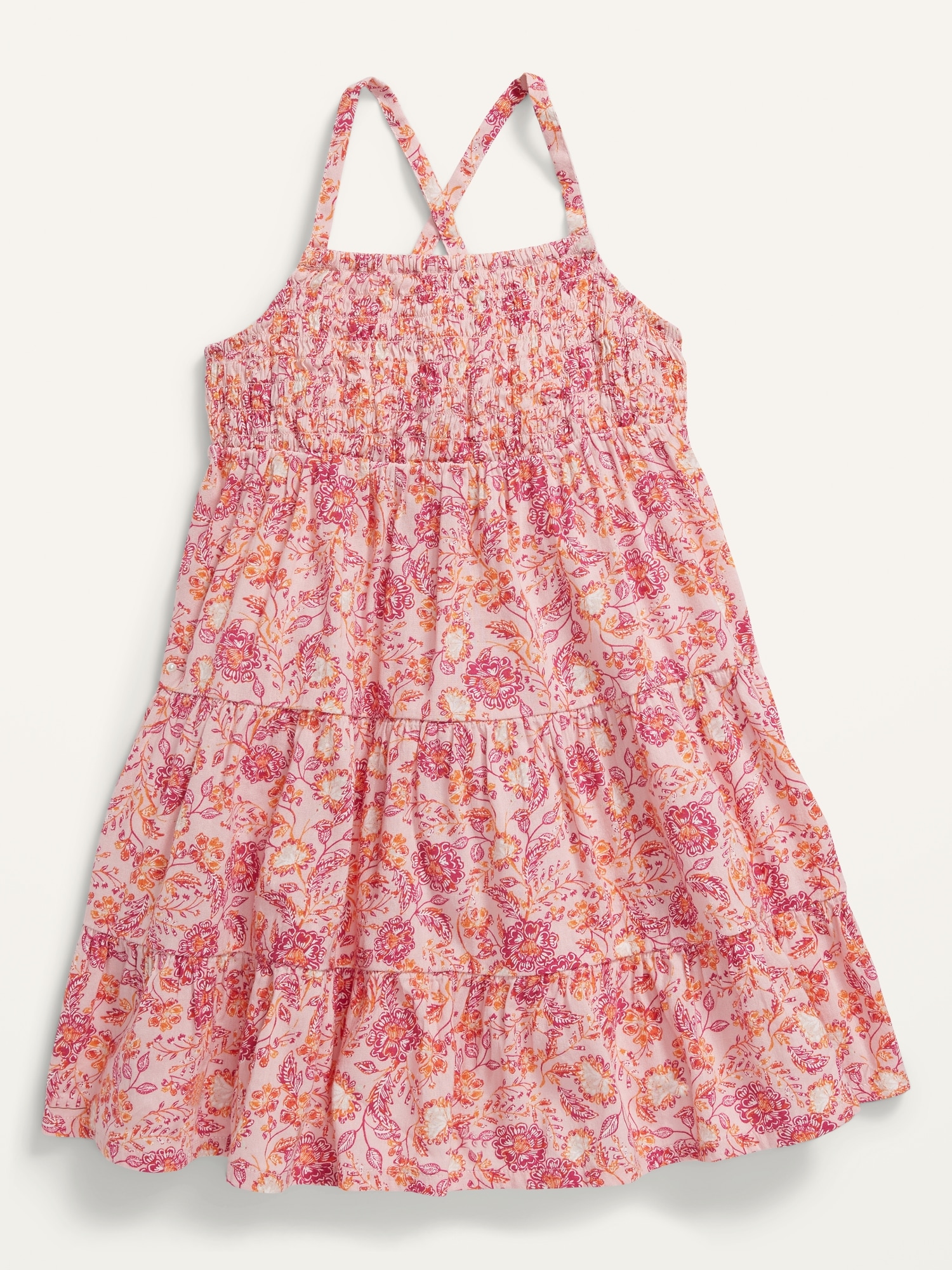 Sleeveless Smocked Tiered Dress for Toddler Girls | Old Navy