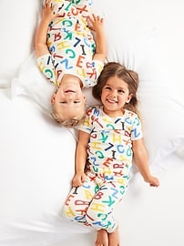 Image number 1 showing, Unisex Printed Snug-Fit Pajama Set for Toddler & Baby