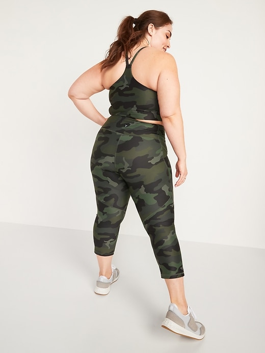 Image number 2 showing, High-Waisted PowerSoft Cropped Plus-Size Leggings