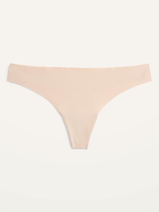 Old Navy Soft-Knit No-Show Thong Underwear for Women. 3