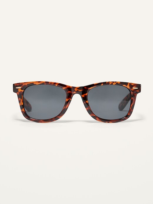 View large product image 1 of 3. Tortoiseshell Square-Frame Sunglasses For Women