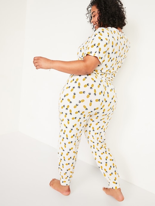 Image number 2 showing, High-Waisted Sunday Sleep Ultra-Soft Plus-Size Pajama Joggers