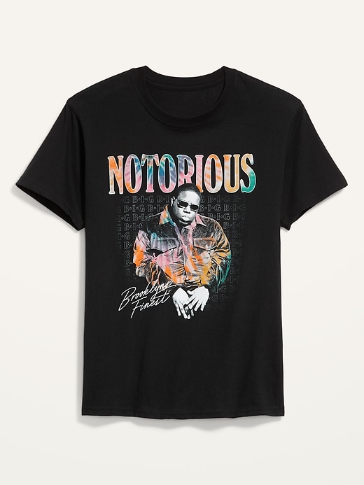 View large product image 2 of 2. Notorious B.I.G. "Brooklyn's Finest" Gender-Neutral Graphic Tee for Adults