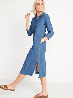 old navy women's denim dresses