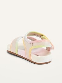 View large product image 3 of 4. Double-Strap Secure-Close Sandals for Baby