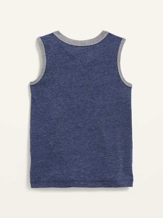 View large product image 2 of 2. Graphic Muscle Tank Top for Toddler Boys