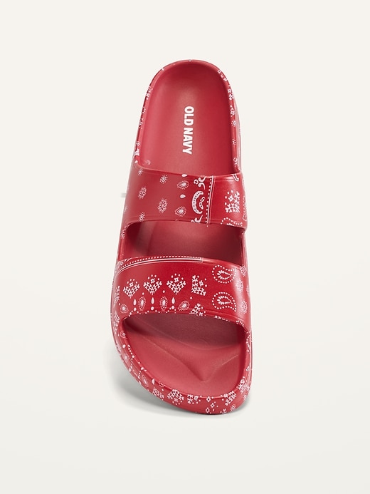 Image number 3 showing, Printed Eva Double-Strap Slide Sandals