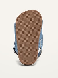 View large product image 4 of 4. Chambray Secure-Strap Sandals for Baby
