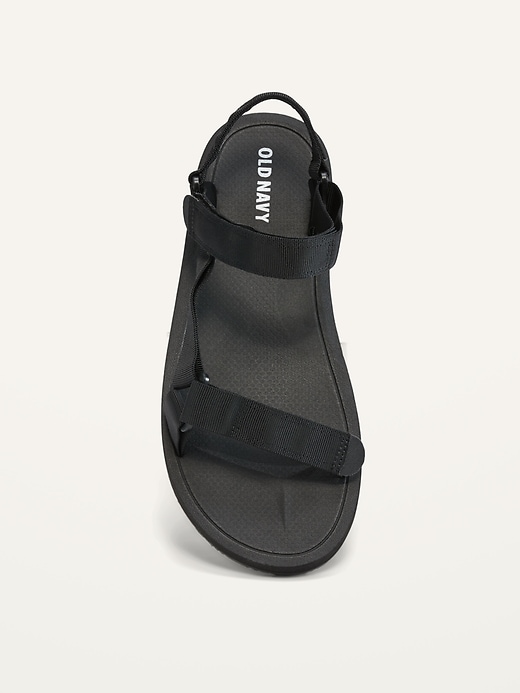View large product image 2 of 3. Webbed Canvas Hiking Sandals