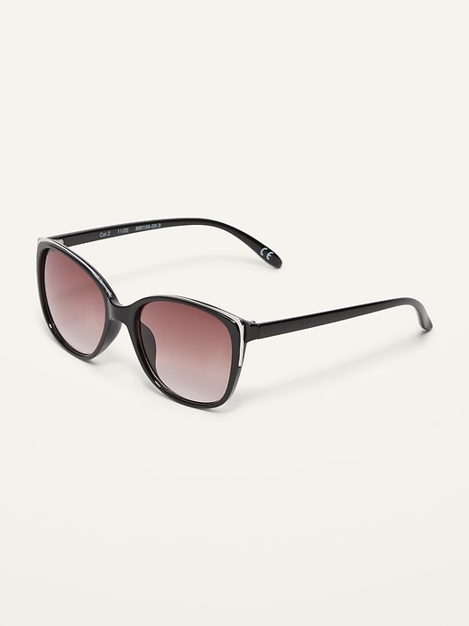 View large product image 2 of 3. Square-Frame Sunglasses for Women