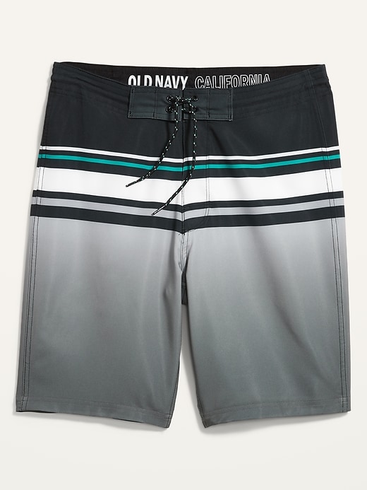 View large product image 2 of 2. Striped Built-In Flex Board Shorts -- 10-inch inseam
