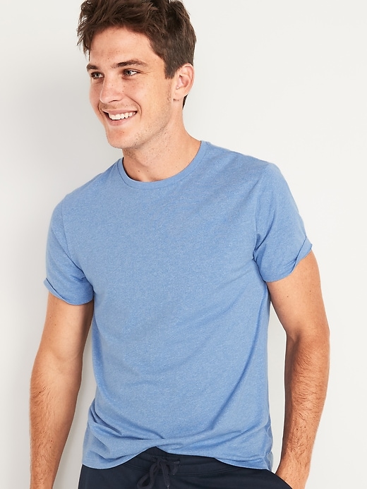 View large product image 1 of 3. Soft-Washed Crew-Neck T-Shirt for Men