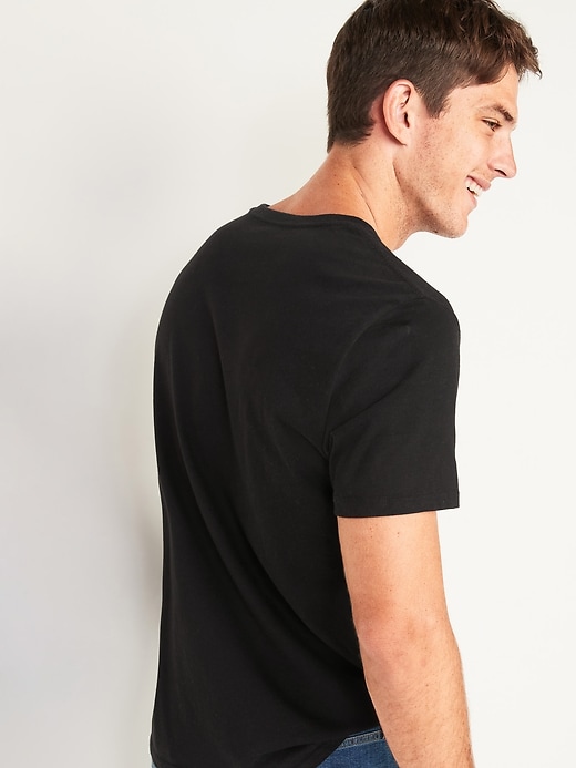 Image number 2 showing, Soft-Washed Crew-Neck T-Shirt for Men