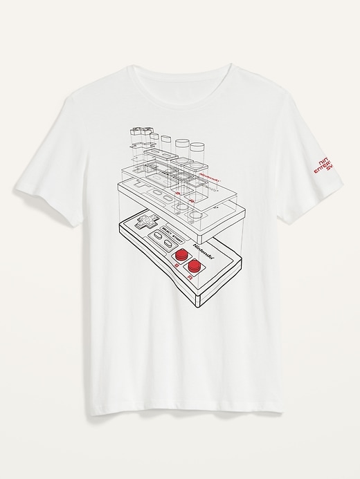 View large product image 2 of 2. Nintendo&#174 Controller Gender-Neutral Graphic T-Shirt for Adults