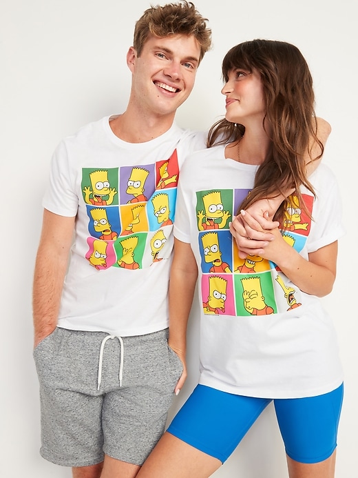 View large product image 1 of 2. The Simpsons&#153 Bart Gender-Neutral Graphic T-Shirt for Adults