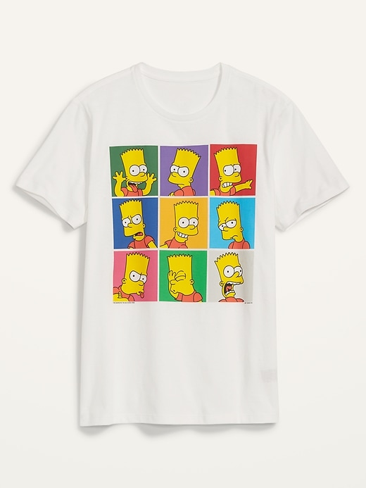 View large product image 2 of 2. The Simpsons&#153 Bart Gender-Neutral Graphic T-Shirt for Adults