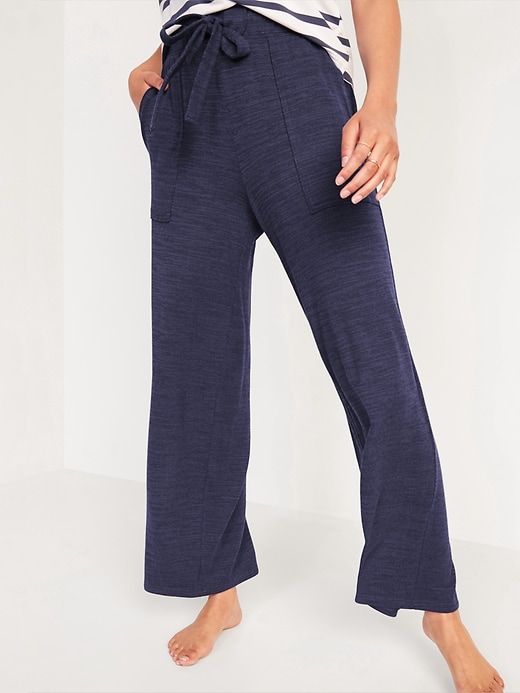 Old Navy High-Waisted Cozy Plush-Knit Pajama Pants for Women. 1