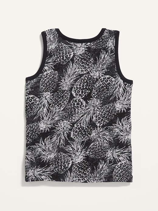View large product image 2 of 2. Unisex Pineapple Print Tank Top for Toddler