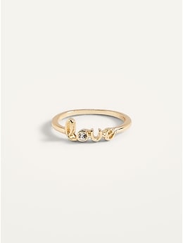 Old navy outlet heart ring