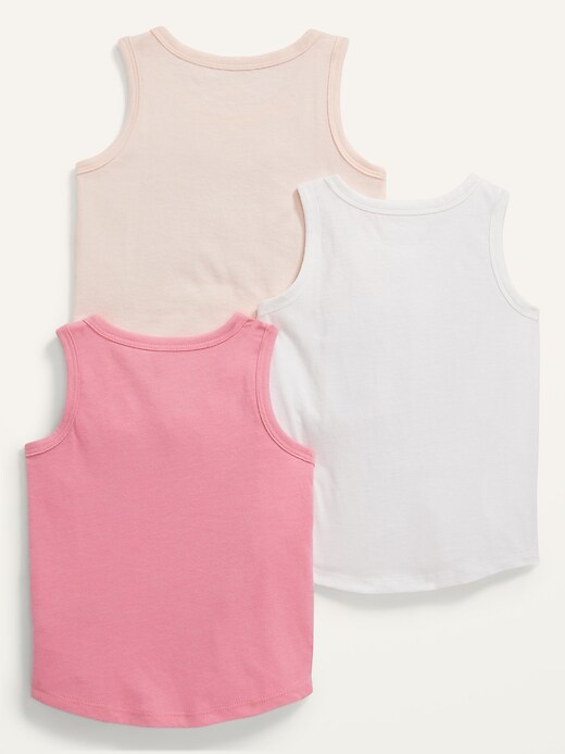 View large product image 2 of 2. Unisex 3-Pack Graphic Tank Top for Toddler