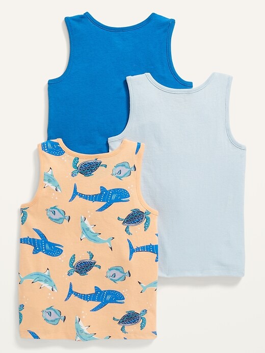 View large product image 2 of 2. Unisex Tank Top Variety 3-Pack for Toddler