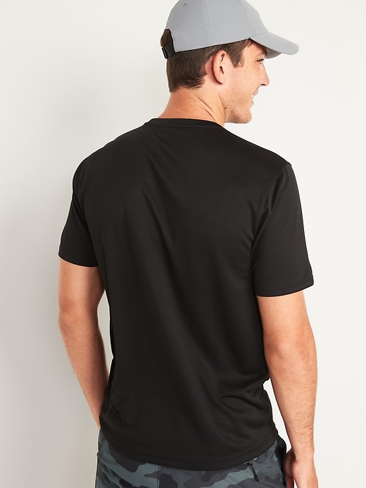 Image number 6 showing, Go-Dry Cool Odor-Control Mesh Core T-Shirt for Men